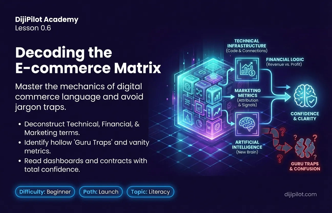 0.6 - Your DijiPilot E-commerce Glossary of Key Terms (Difficulty: Beginner | Path: Launch)