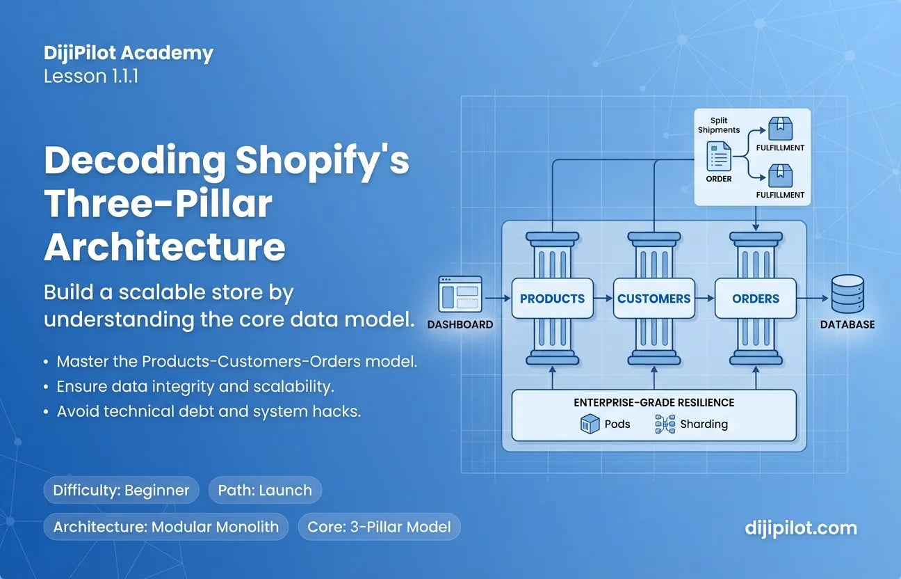 1.1.1 - Understanding Shopify's Architecture and Why Its Structure Matters (Difficulty: Beginner | Path: Launch)