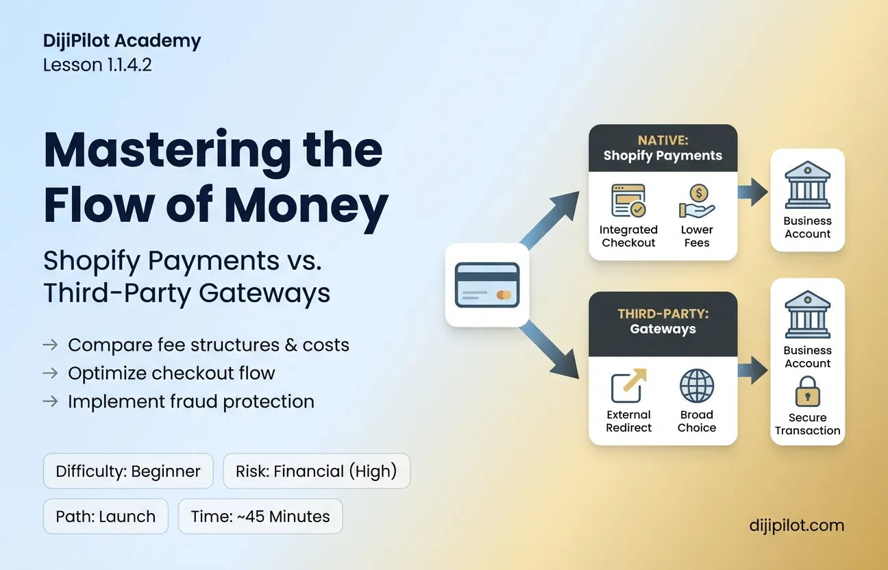 1.1.4.2 - How Shopify Payments and Third-Party Gateways Work (Difficulty: Beginner | Path: Launch)
