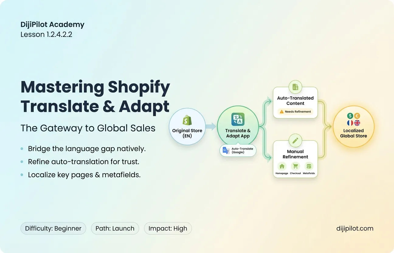 1.2.4.2.2 - How to Translate Your Shopify Website (Difficulty: Beginner | Path: Launch)