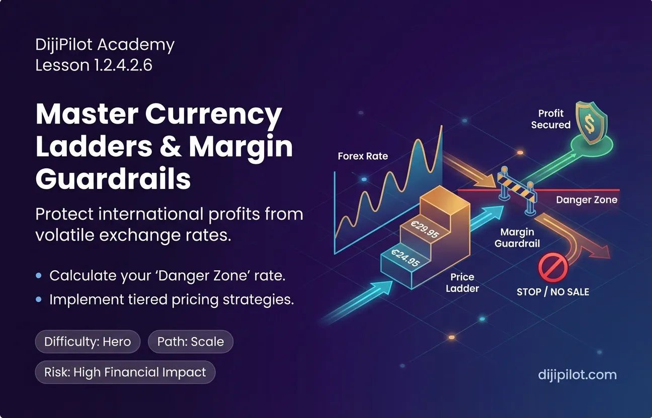 1.2.4.2.6 - How to Use Shopify Currency Ladders & Margin Guardrails (Difficulty: Hero | Path: Scale)