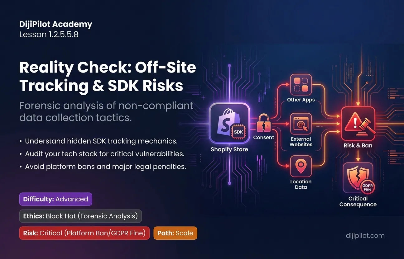 1.2.5.5.8 - Tracking users off-site via your Shopify app/SDK without explicit consent? (Difficulty: Advanced | Ethics: Black Hat | Path: Scale)