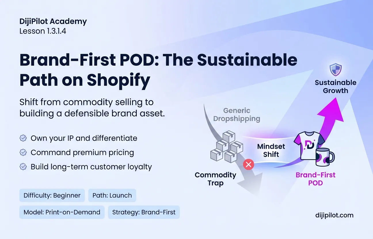 1.3.1.4 - Why a Brand-First POD Approach on Shopify is Better (Difficulty: Beginner | Path: Launch)