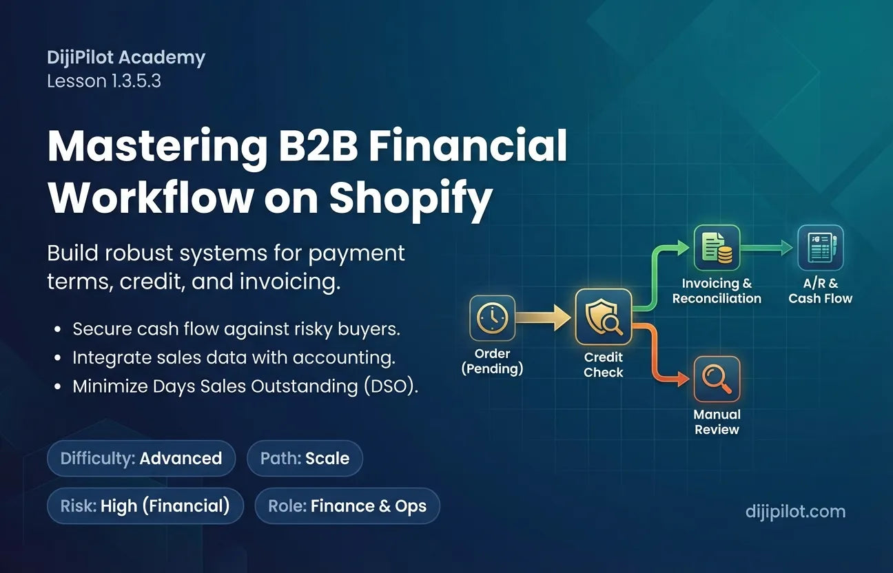 1.3.5.3 - Understanding Shopify B2B Payment Terms & Invoicing (Difficulty: Advanced | Path: Scale)