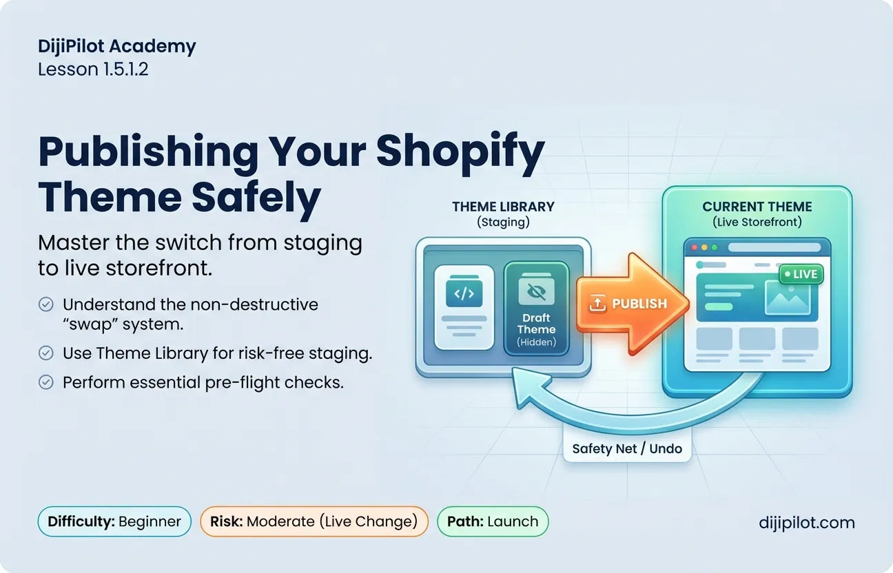 1.5.1.2 - Publishing Your Shopify Theme (Difficulty: Beginner | Path: Launch)