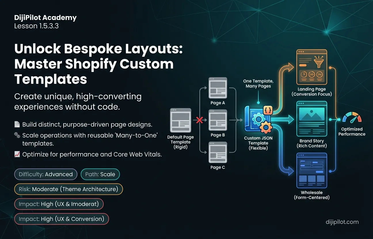1.5.3.3 - How to Create Custom Page Templates in Shopify (Difficulty: Advanced | Path: Scale)