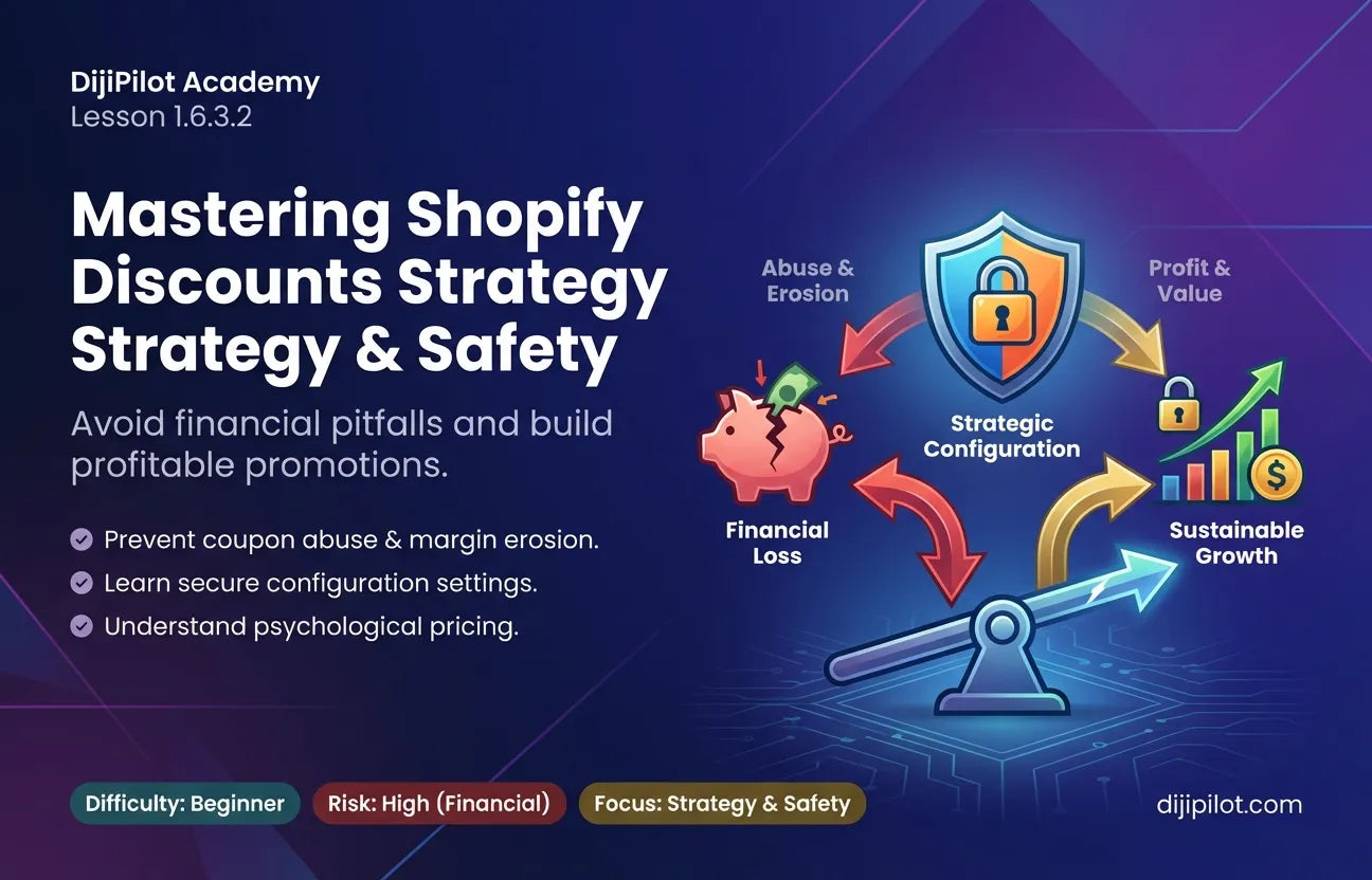 1.6.3.2 - What are the Best Practices and Common Pitfalls of Shopify Discounts? (Difficulty: Beginner | Path: Launch)