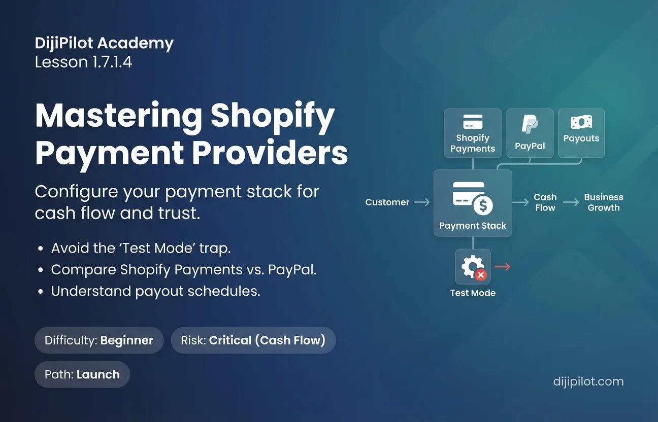 1.7.1.4 - What actually works for Shopify Payment Providers? (Difficulty: Beginner | Path: Launch)