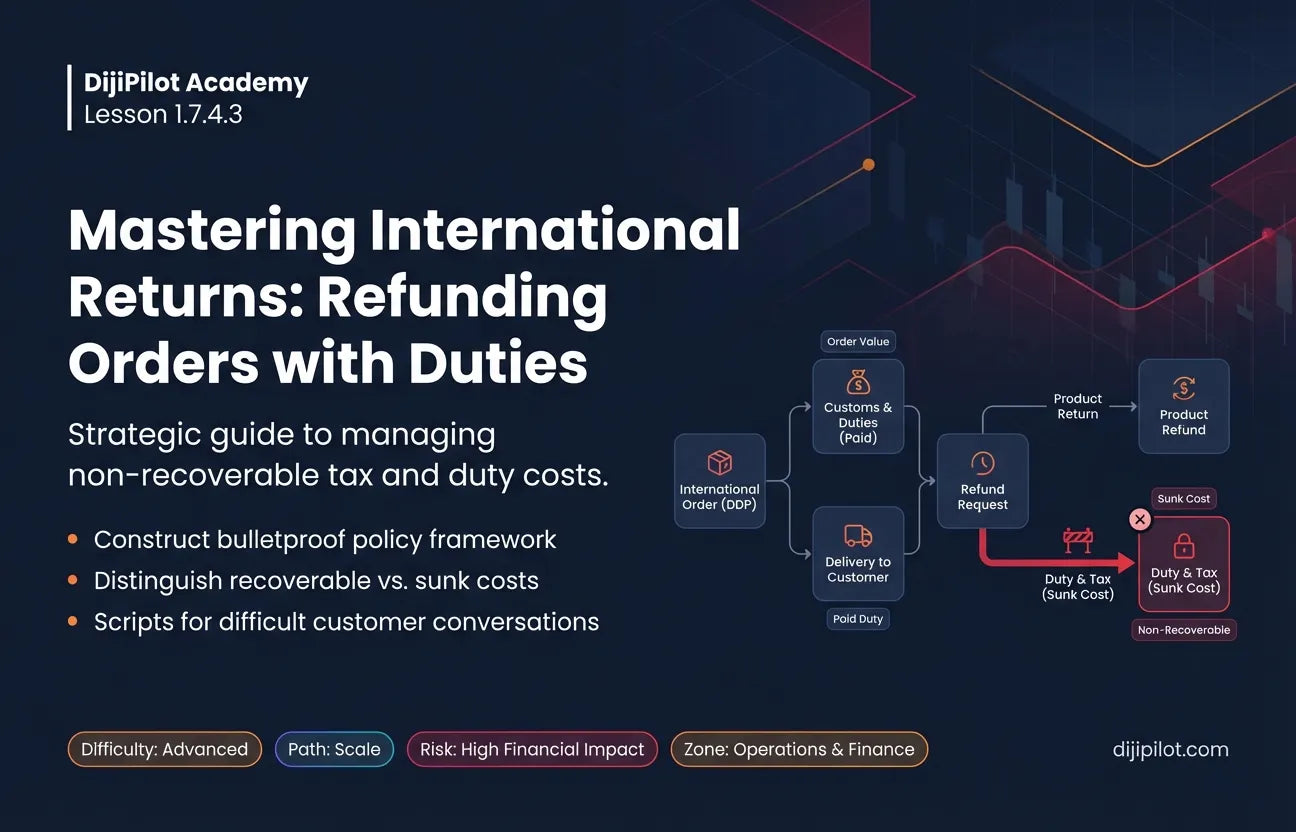 1.7.4.3 - How to Handle Shopify Refunds with Duties (Difficulty: Advanced | Path: Scale)
