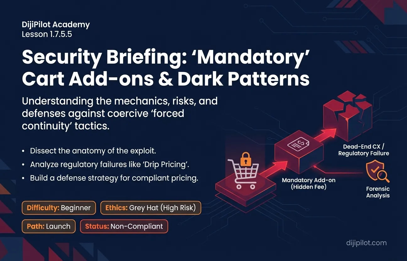 1.7.5.5 - Using ‘Mandatory’ Shopify Apps for Add-ons That Can’t Be Removed (Difficulty: Beginner | Ethics: Grey Hat | Path: Launch)