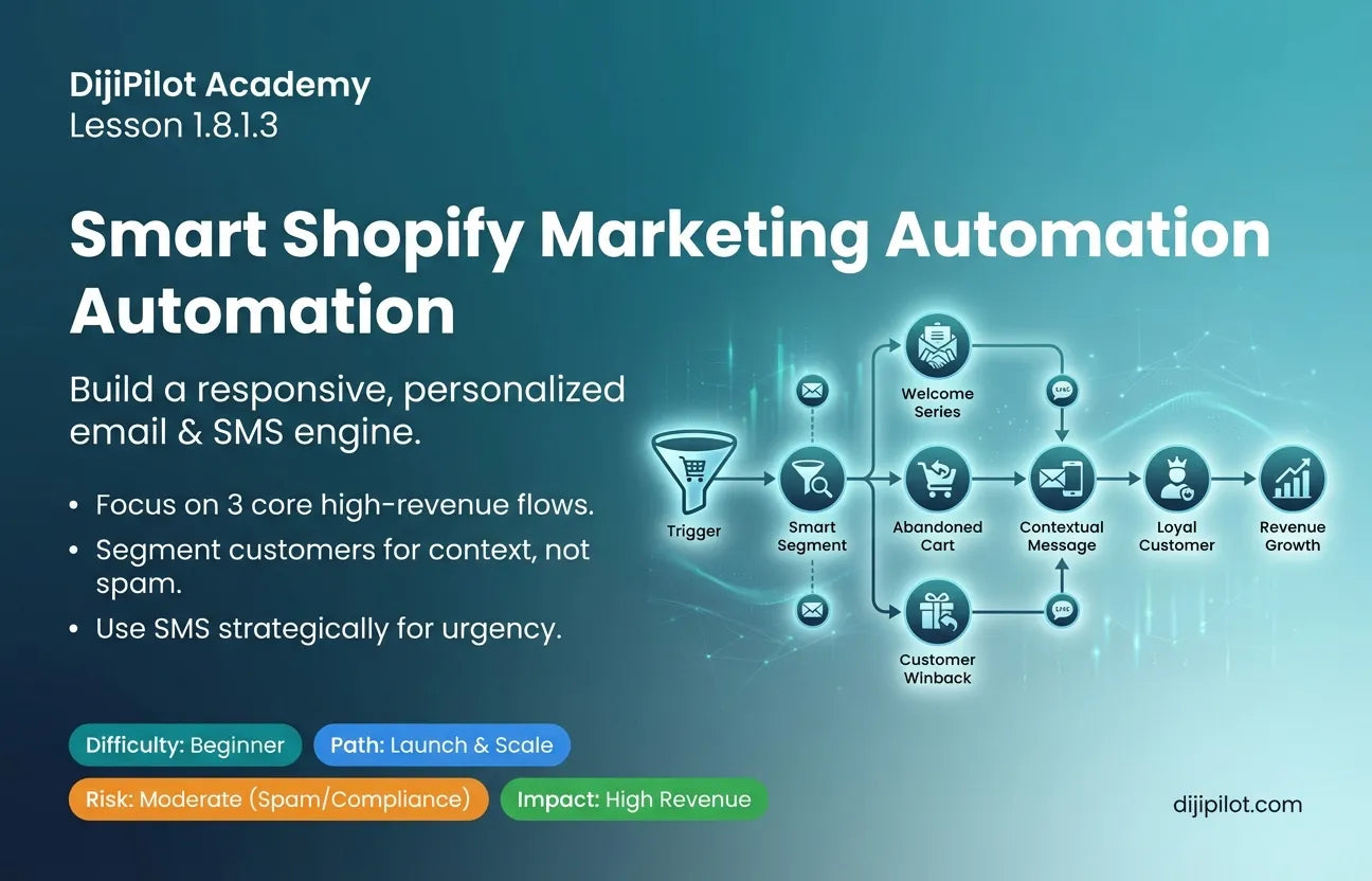 1.8.1.3 - What actually works for Shopify Marketing Automations? (Difficulty: Beginner | Path: Launch)