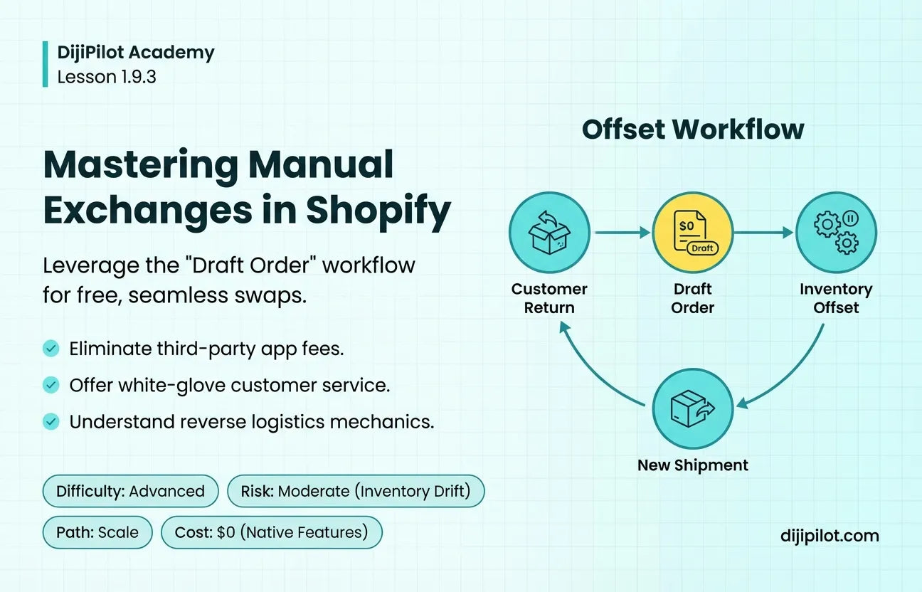 1.9.3 - How to Manage Exchanges in Shopify Without Using Apps (Difficulty: Advanced | Path: Scale)