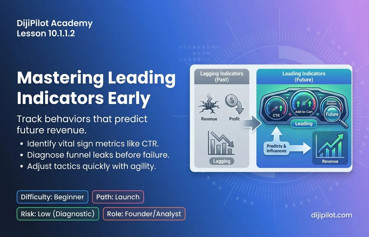 10.1.1.2 - What Leading Indicators Are Worth Tracking Early? (Difficulty: Beginner | Path: Launch)
