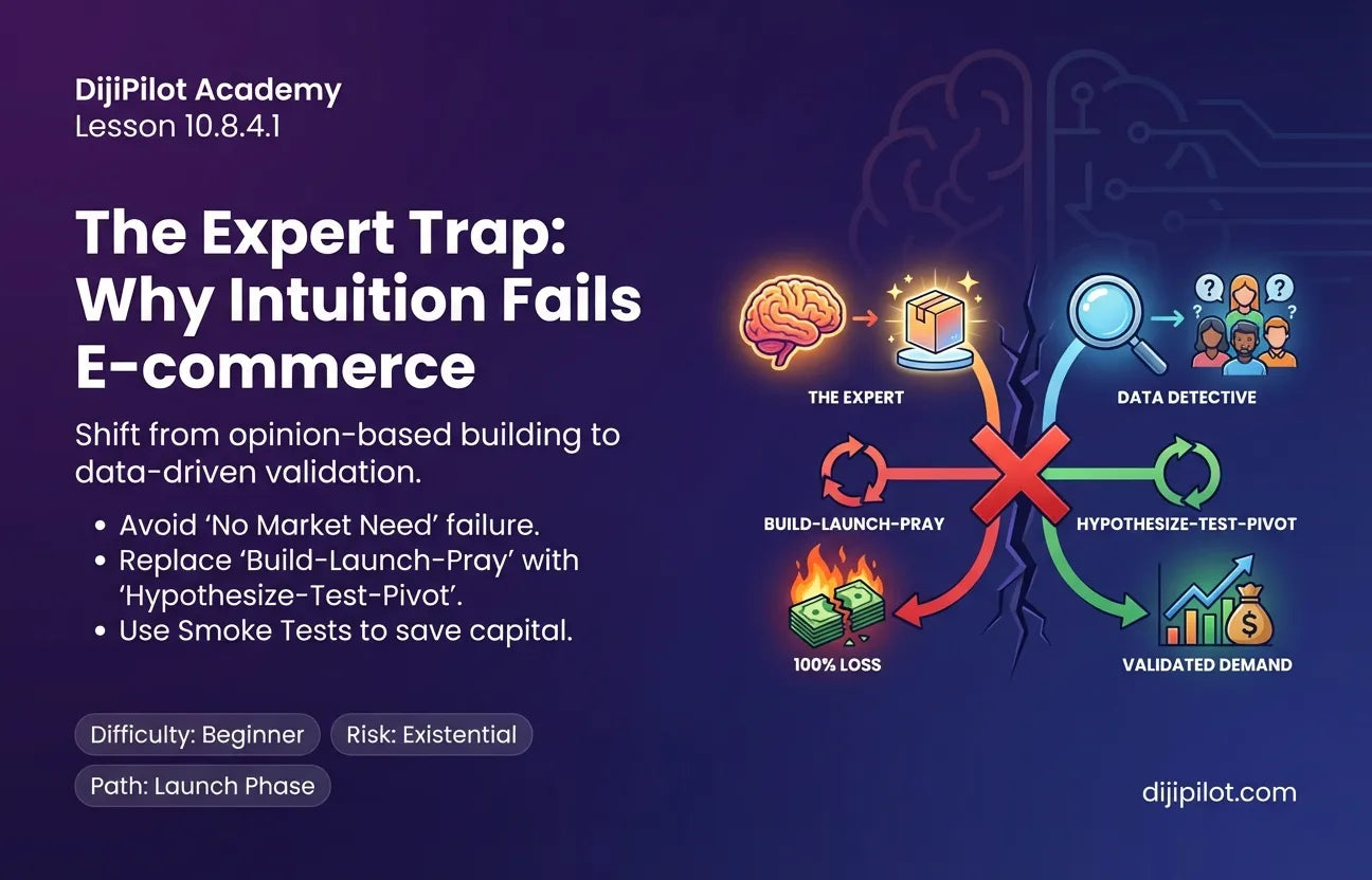10.8.4.1 - "The Expert": Assuming you know what the market wants instead of testing (Difficulty: Beginner | Path: Launch)