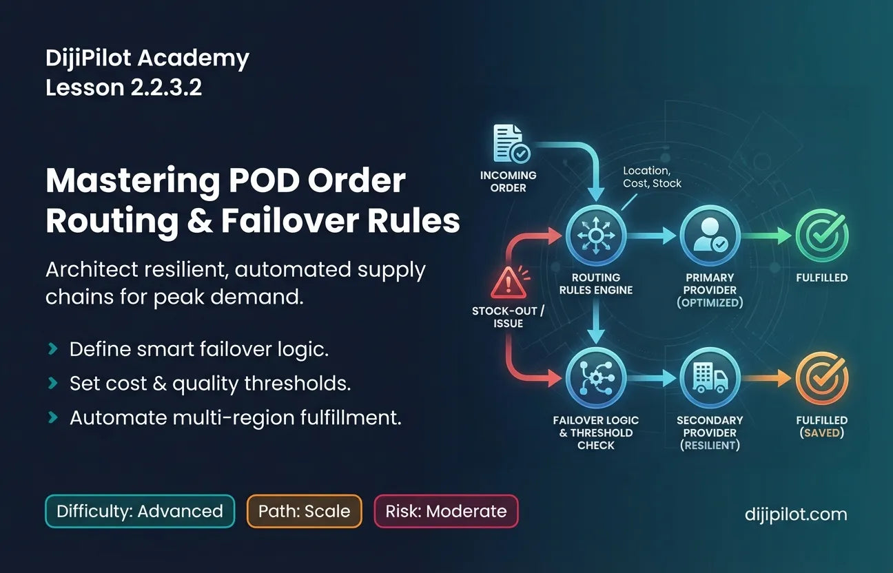 2.2.3.2 - How to Set Up POD Order Routing & Failover Rules (Difficulty: Advanced | Path: Scale)