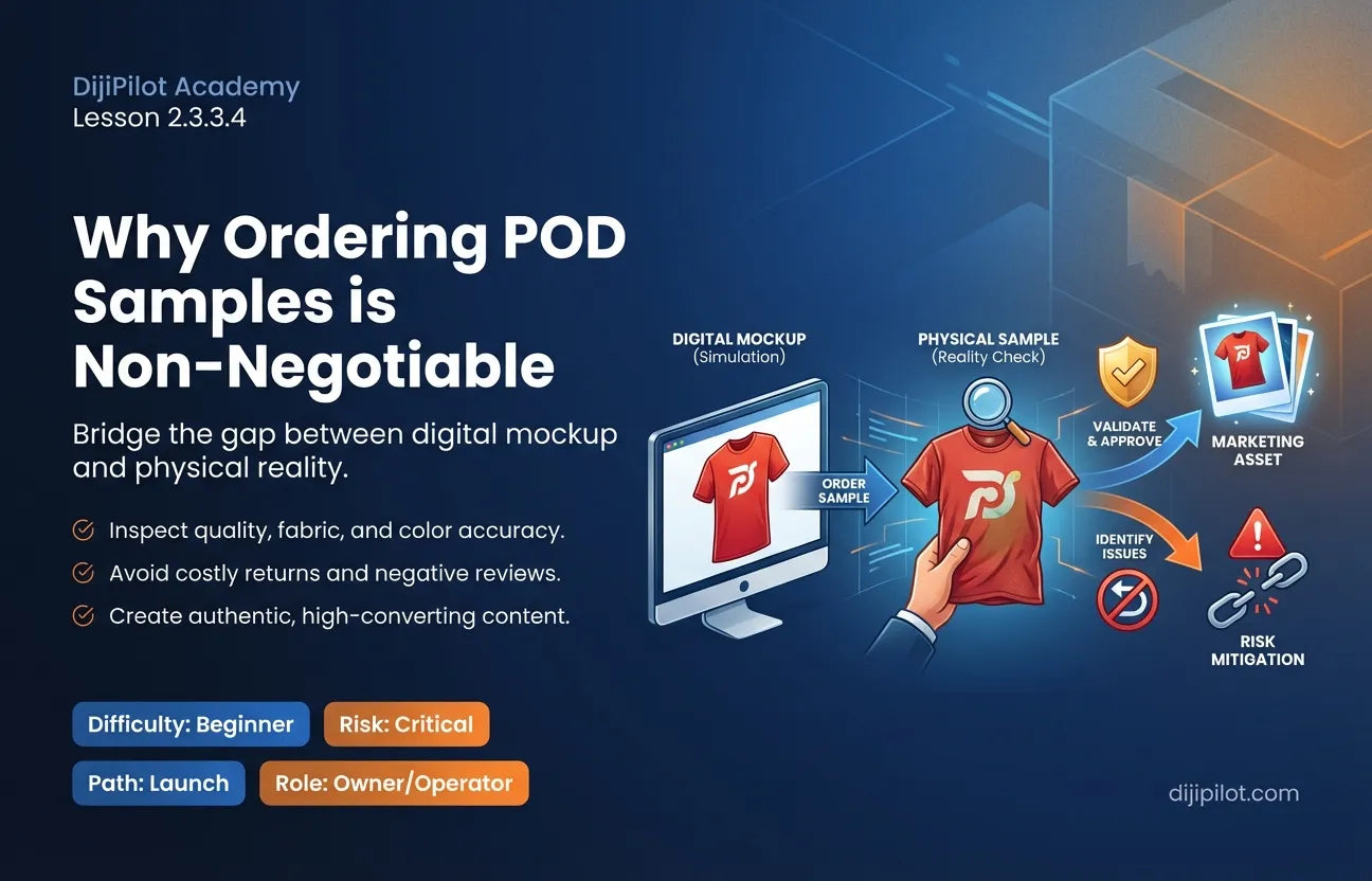 2.3.3.4 - Why Ordering POD Samples is Non-Negotiable (Difficulty: Beginner | Path: Launch)