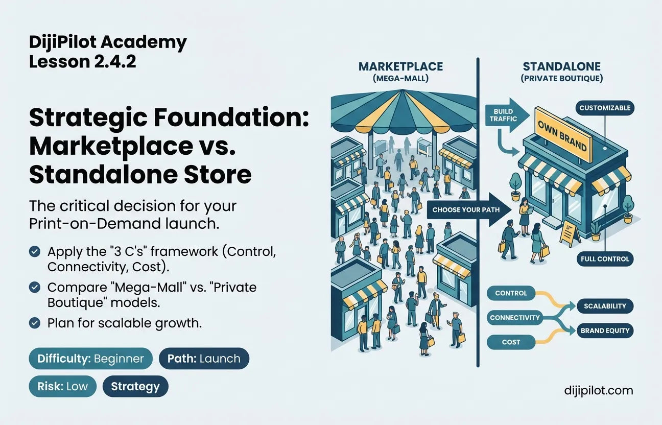 2.4.2 - How to Choose Your Primary Sales Channel for POD (Difficulty: Beginner | Path: Launch)