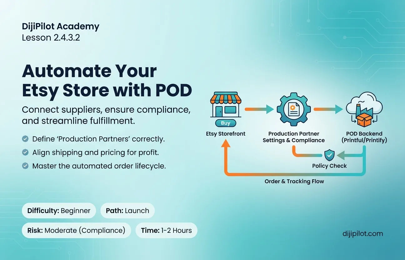 2.4.3.2 - How to Integrate POD Suppliers with Etsy (Difficulty: Beginner | Path: Launch)
