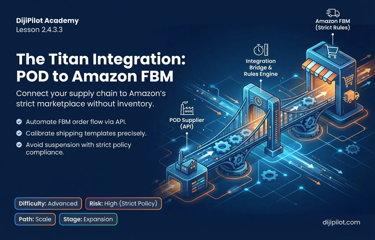2.4.3.3 - How to Integrate POD Suppliers with Amazon (FBM) (Difficulty: Advanced | Path: Scale)