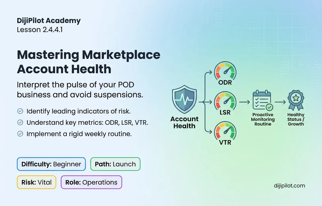 2.4.4.1 - How to Monitor Your Marketplace Account Health & Metrics (Difficulty: Beginner | Path: Launch)