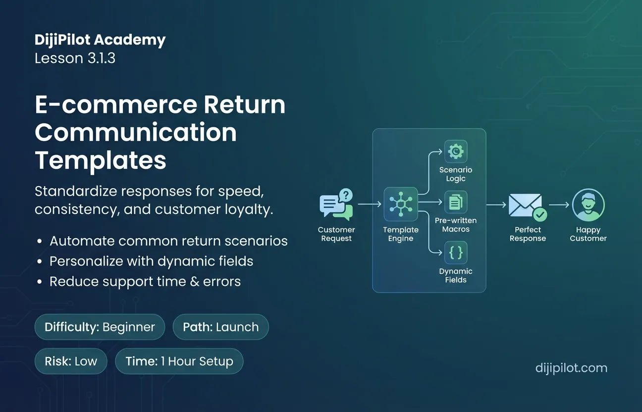 3.1.3 - How to Use Customer Communication Templates for E-commerce Returns (Difficulty: Beginner | Path: Launch)