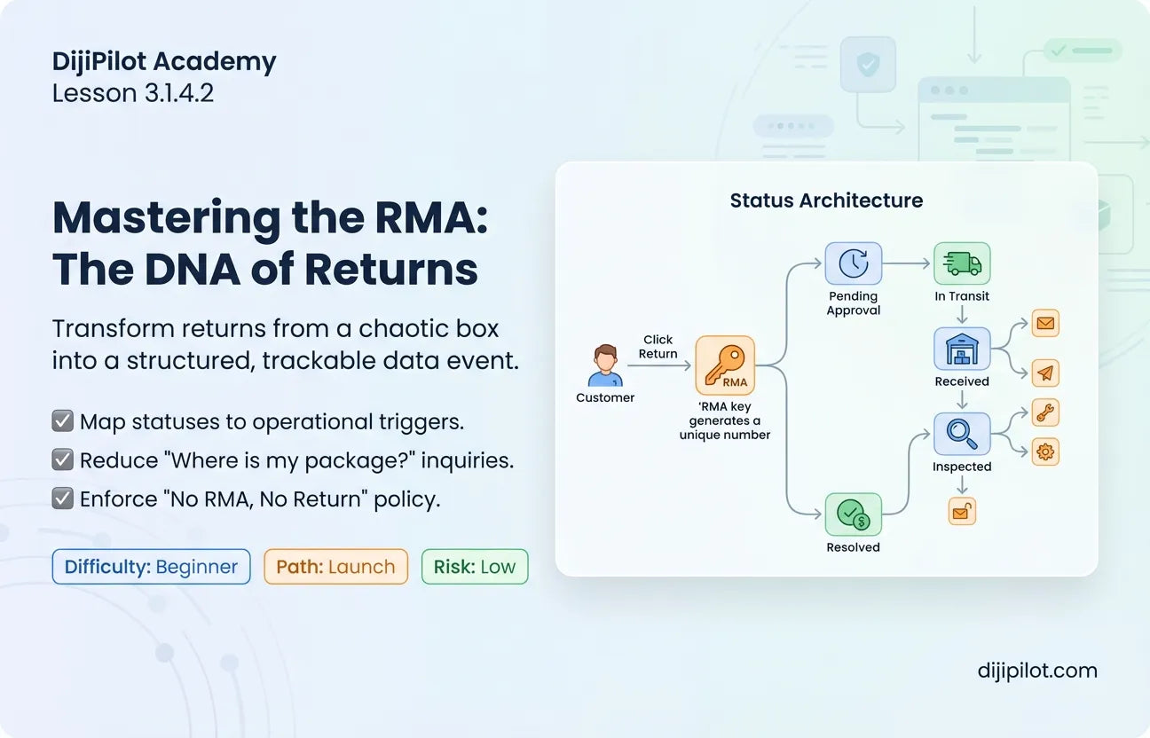 3.1.4.2 - Understanding E-commerce RMA Numbers & Return Statuses (Difficulty: Beginner | Path: Launch)