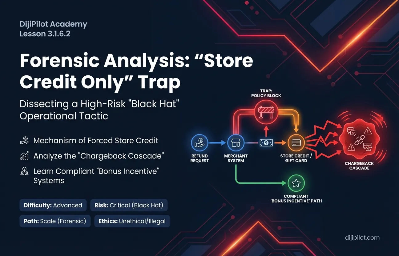 3.1.6.2 - "Store Credit Only" Traps: Refusing cash refunds in violation of local consumer laws (Difficulty: Advanced | Ethics: Black Hat | Path: Scale)
