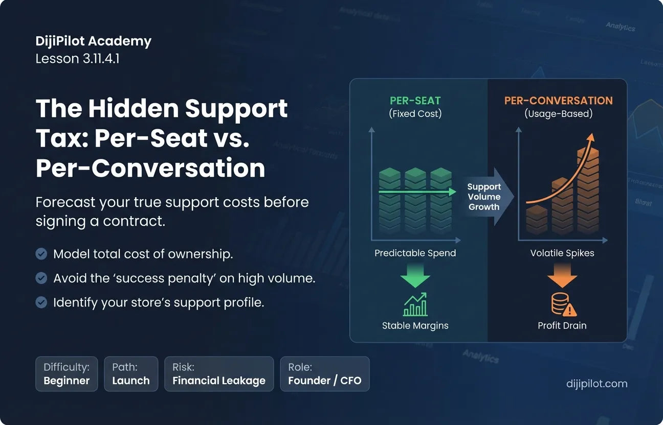 3.11.4.1 - Understanding Live Chat Costs for E-commerce: Per-Seat vs. Per-Conversation Pricing (Difficulty: Beginner | Path: Launch)