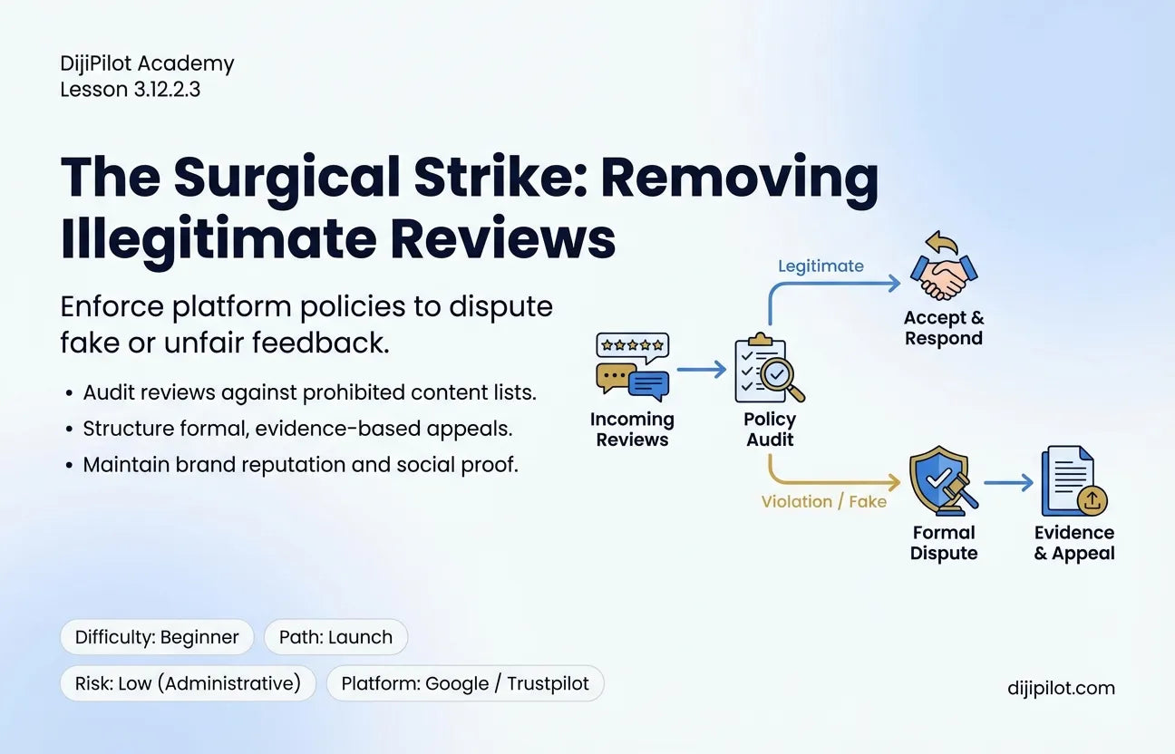 3.12.2.3 - How to Dispute Unfair or Fake Reviews (Difficulty: Beginner | Path: Launch)