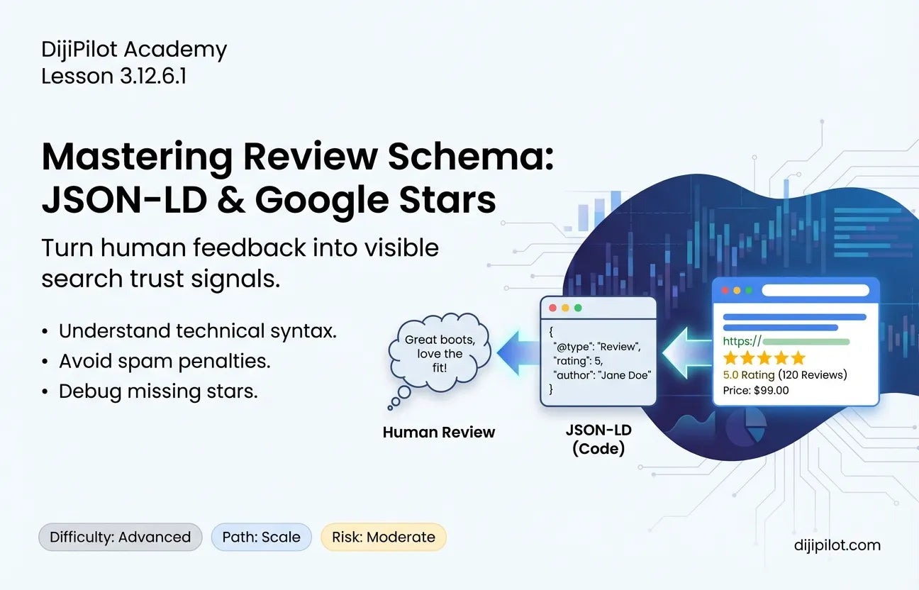 3.12.6.1 - What is Review Schema (JSON-LD)? (Difficulty: Advanced | Path: Scale)