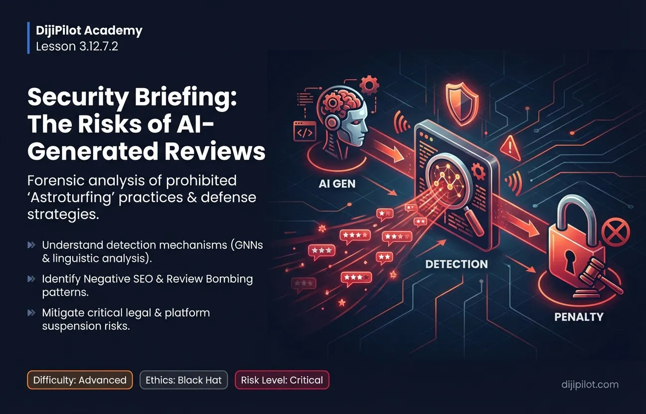 3.12.7.2 - Using AI to generate "real" reviews overnight? (Difficulty: Advanced | Ethics: Black Hat | Path: Scale)