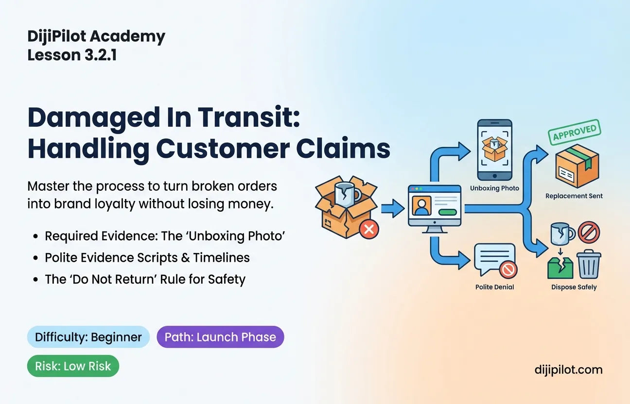 3.2.1 - Handling Customer Claims for Orders Damaged in Transit (Difficulty: Beginner | Path: Launch)