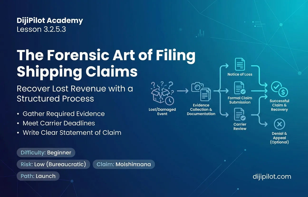 3.2.5.3 - How to File a Shipping Insurance Claim: A Step-by-Step Guide (Difficulty: Beginner | Path: Launch)