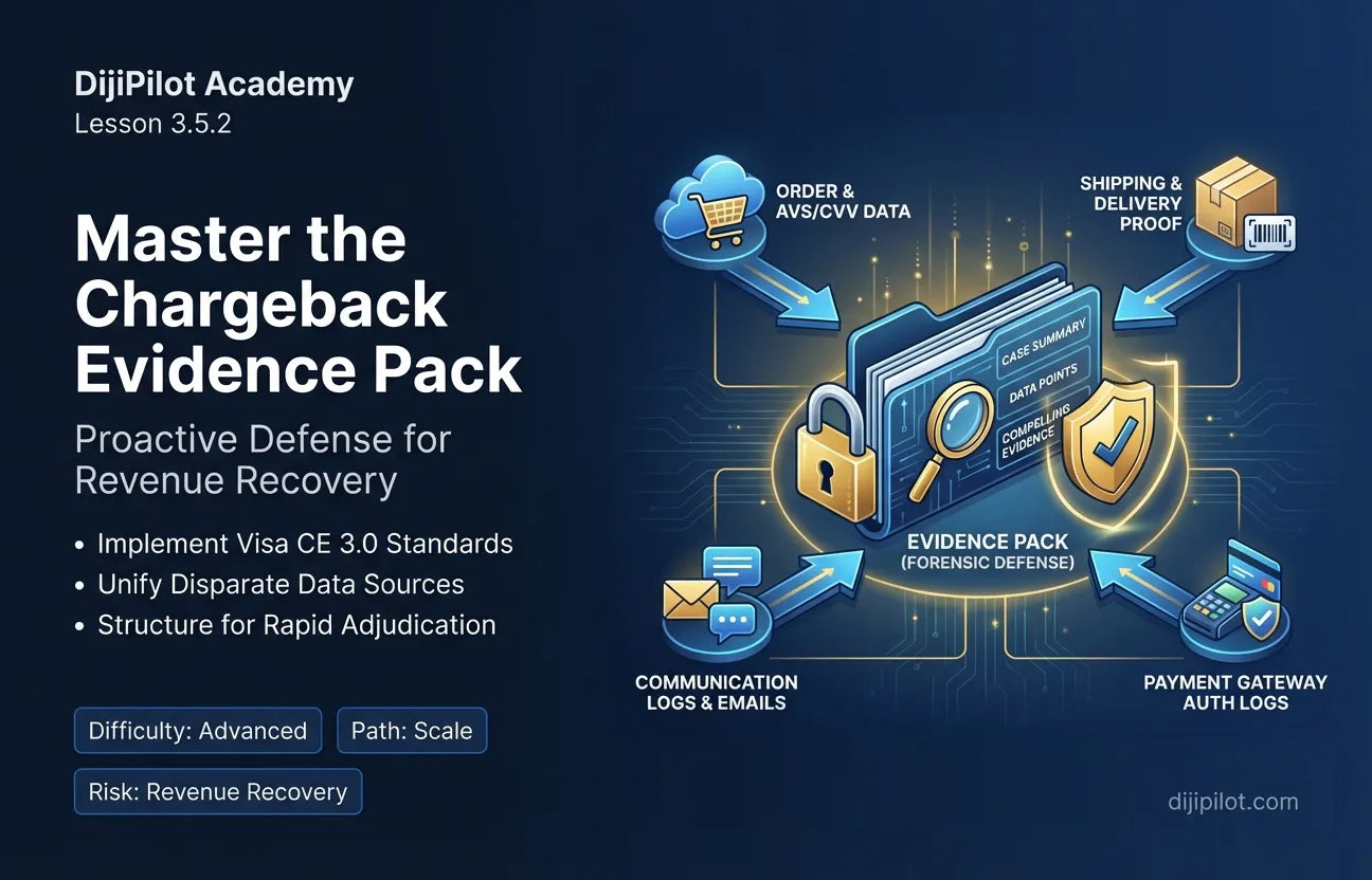 3.5.2 - How to Assemble a Chargeback Evidence Pack (Difficulty: Advanced | Path: Scale)