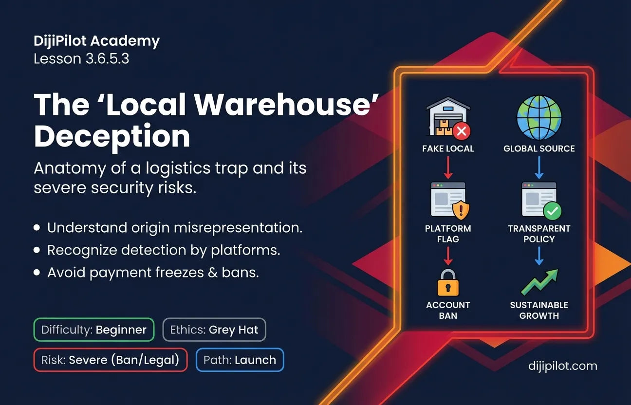 3.6.5.3 - Claiming a Local Warehouse When Shipping from Abroad (Difficulty: Beginner | Ethics: Grey Hat | Path: Launch)