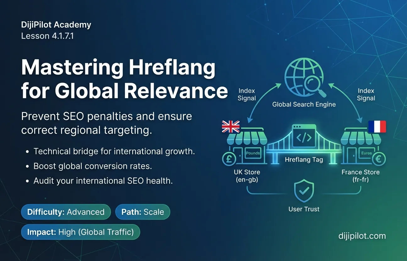 4.1.7.1 - What is Hreflang and Why Does It Matter for Global Sales? (Difficulty: Advanced | Path: Scale)