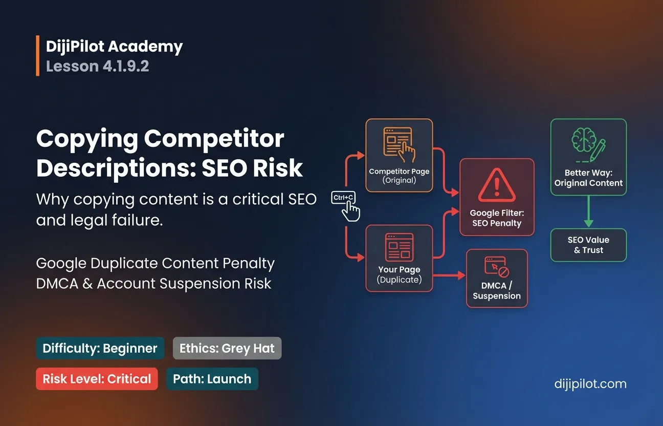 4.1.9.2 - Copying Competitor Descriptions to your Store (Difficulty: Beginner | Ethics: Grey Hat | Path: Launch)