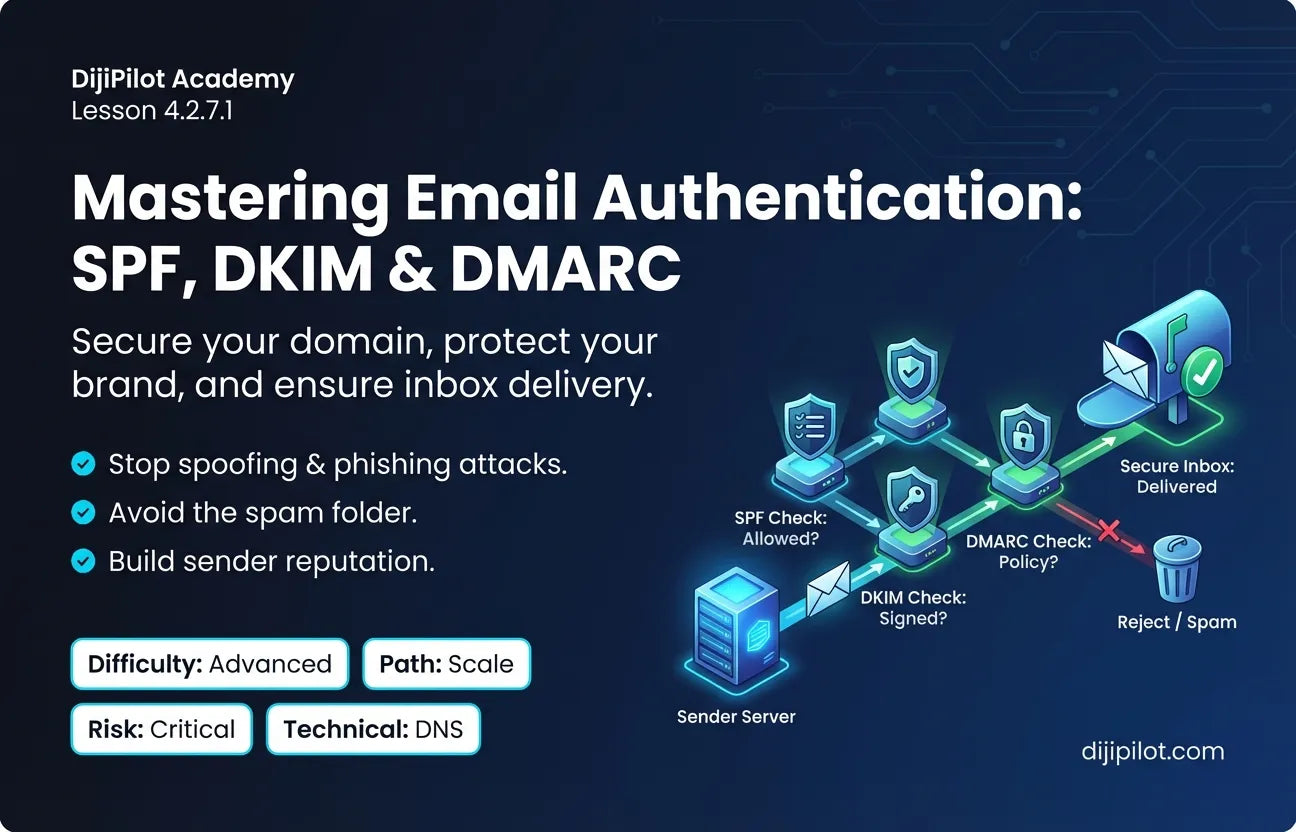 4.2.7.1 - What are SPF, DKIM & DMARC and Why Do They Matter? (Difficulty: Advanced | Path: Scale)