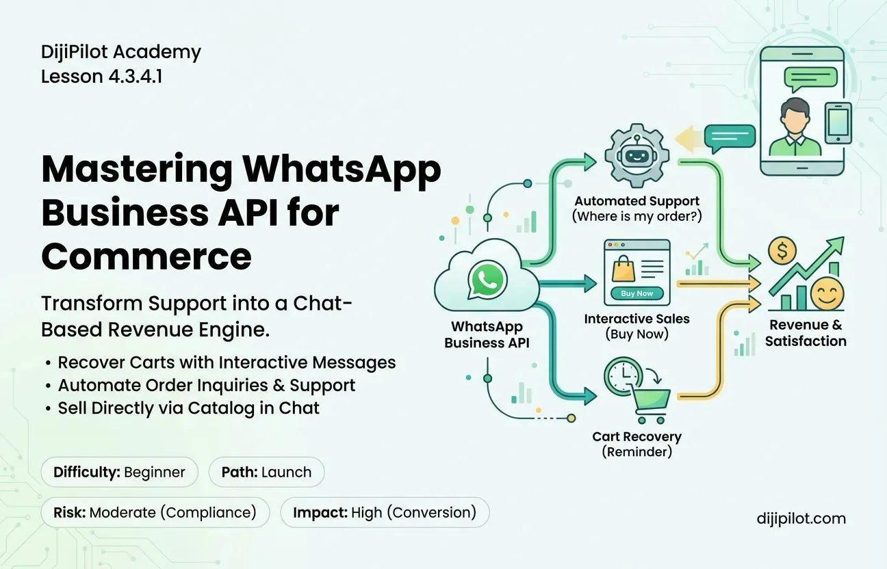 4.3.4.1 - How to Use WhatsApp for Chat Commerce & Support (Difficulty: Beginner | Path: Launch)