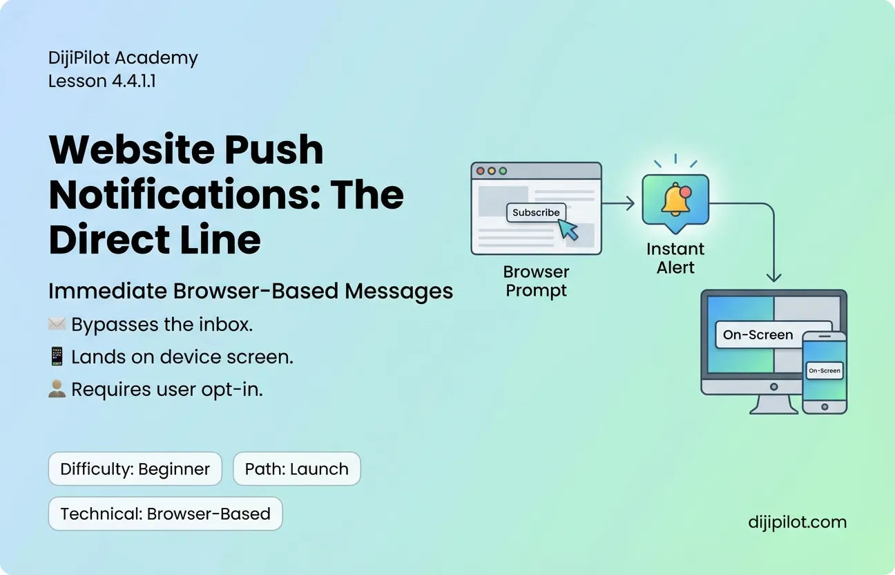 4.4.1.1 - What are Website Push Notifications? (Difficulty: Beginner | Path: Launch)