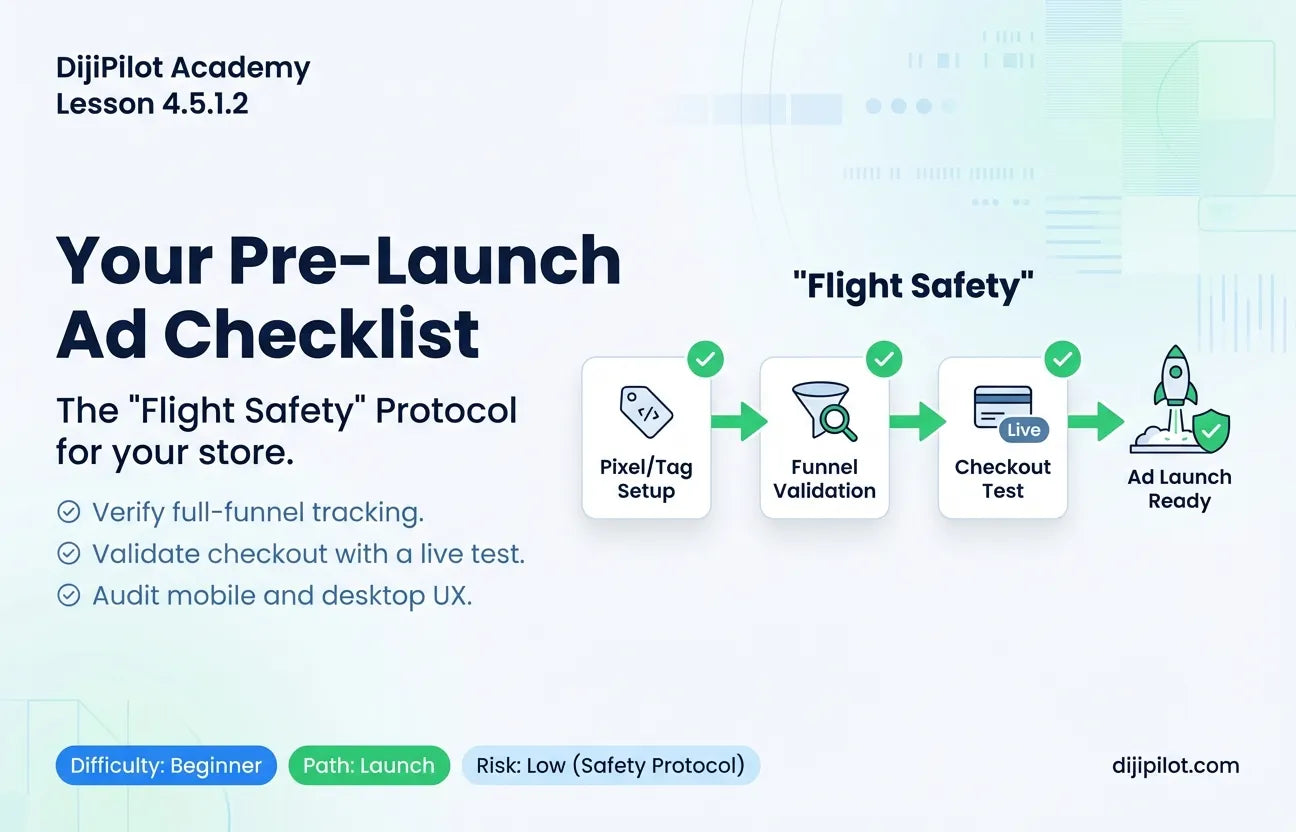 4.5.1.2 - Your Pre-Launch Ad Checklist (Difficulty: Beginner | Path: Launch)
