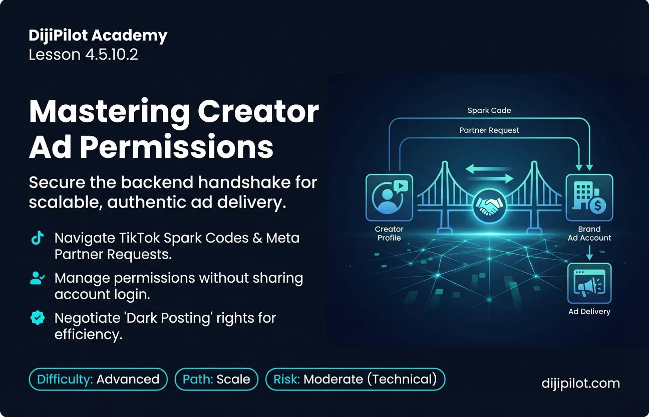 4.5.10.2 - How to Request & Manage Ad Permissions from Creators (Difficulty: Advanced | Path: Scale)