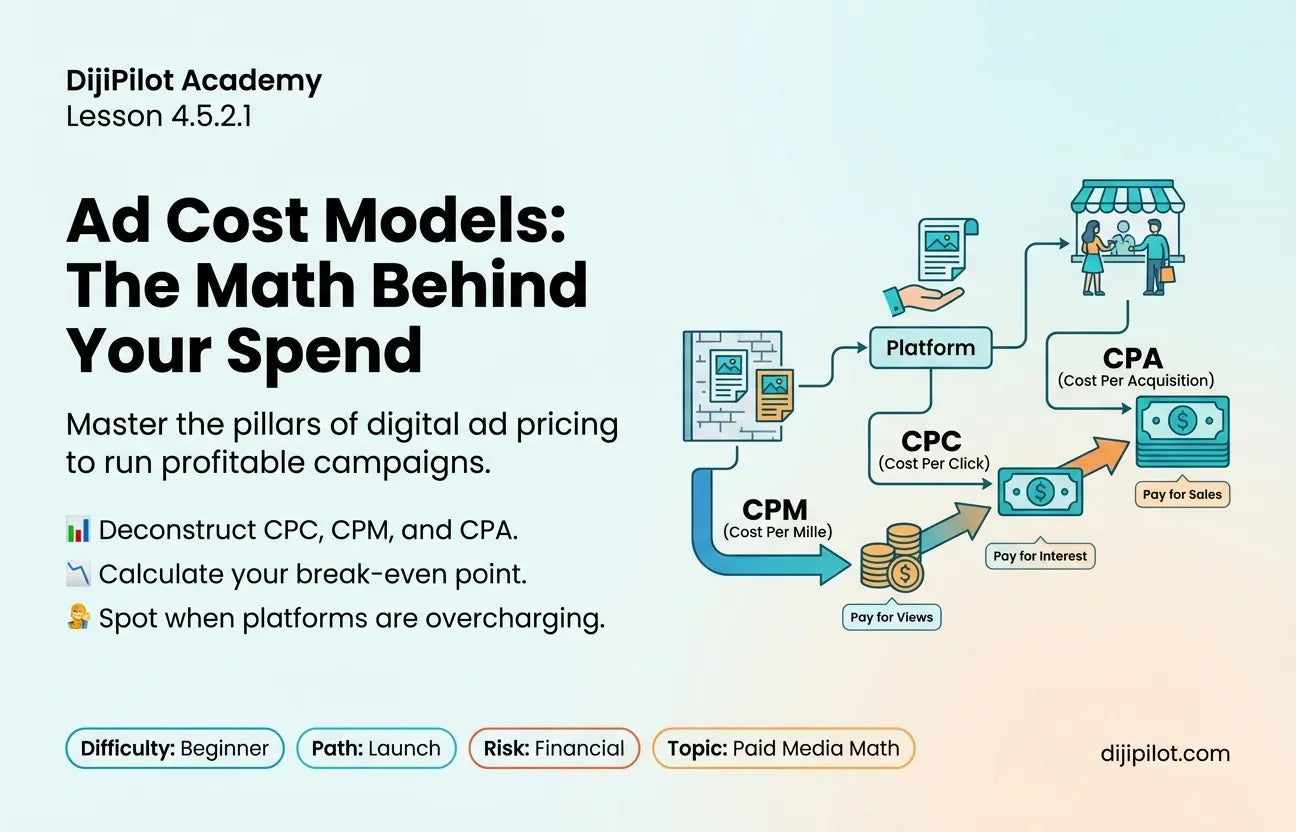 4.5.2.1 - Understanding Ad Cost Models: CPC, CPM, and CPA Defined (Difficulty: Beginner | Path: Launch)