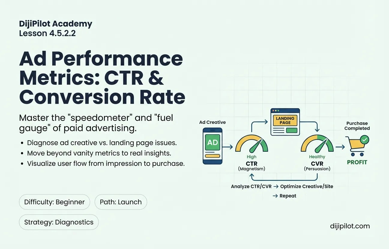 4.5.2.2 - Understanding Ad Performance Metrics: CTR & Conversion Rate Defined (Difficulty: Beginner | Path: Launch)