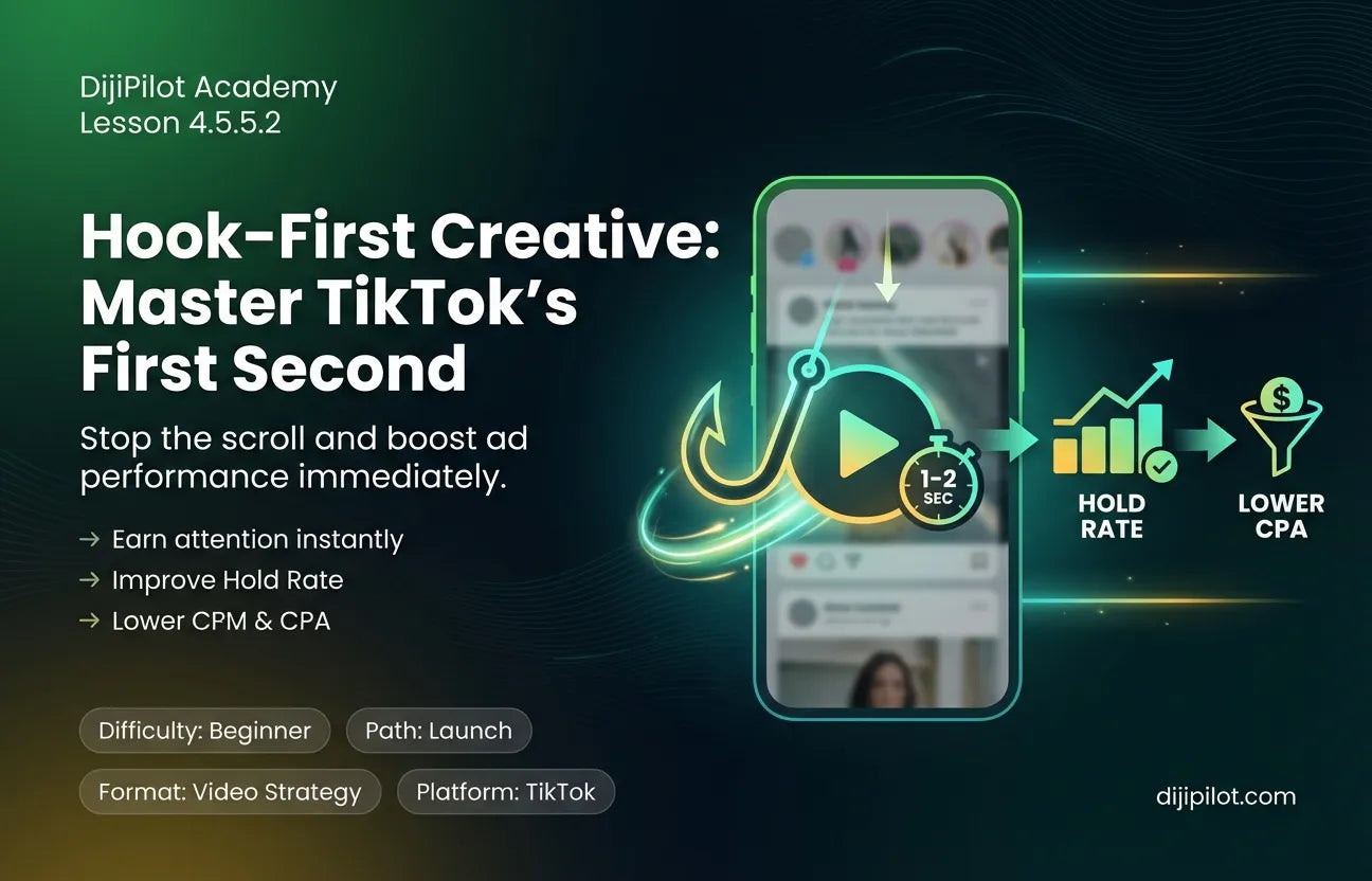 4.5.5.2 - What is Hook-First Creative on TikTok? (Difficulty: Beginner | Path: Launch)
