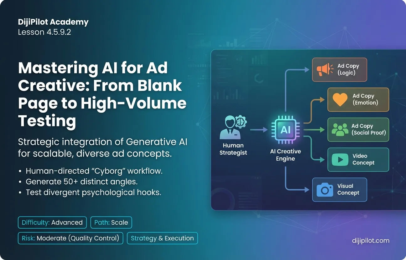 4.5.9.2 - How to Use AI for Ad Copy & Creative Variations (Difficulty: Advanced | Path: Scale)