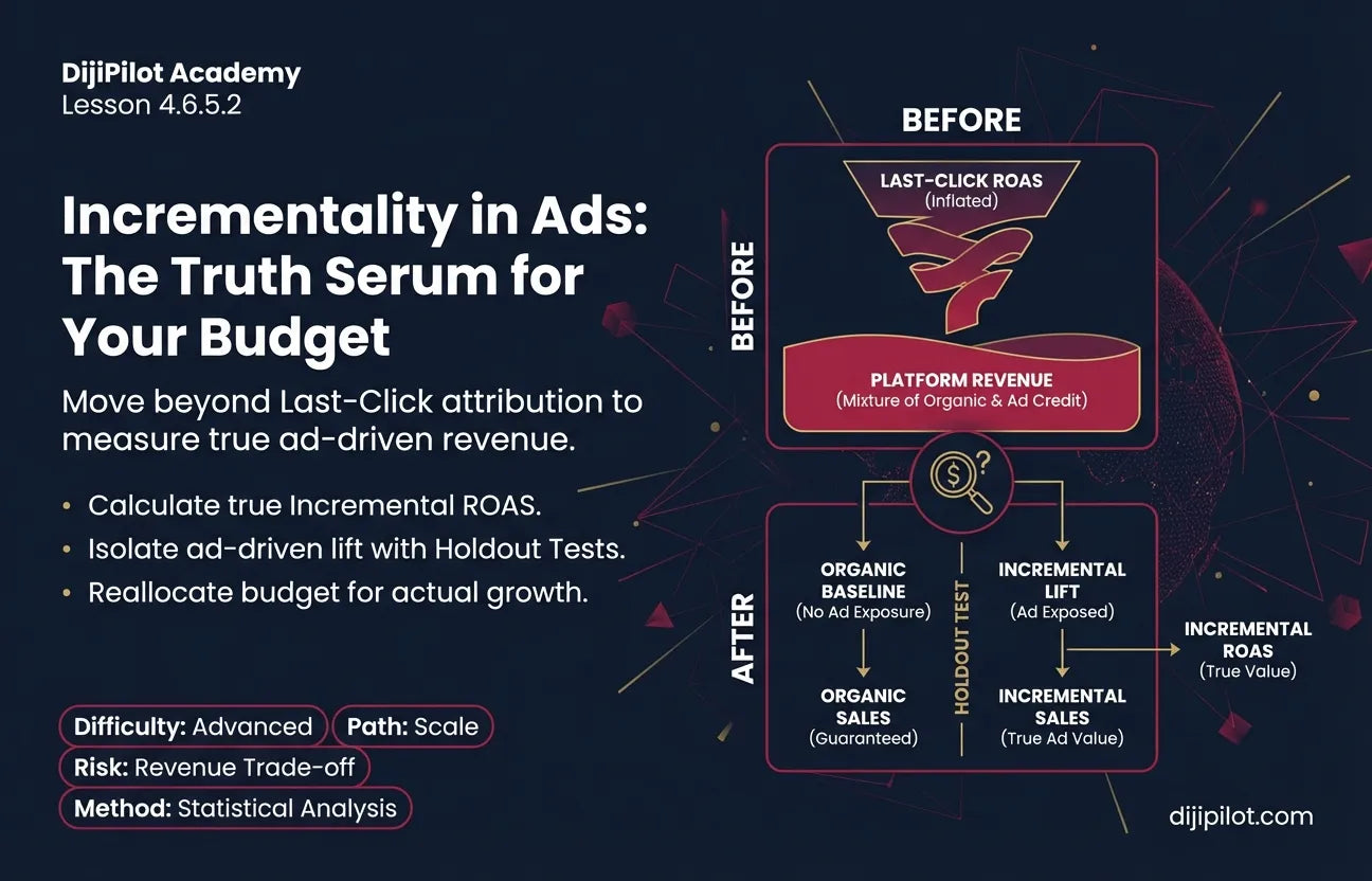 4.6.5.2 - How to Measure Incrementality in Ads (Difficulty: Advanced | Path: Scale)