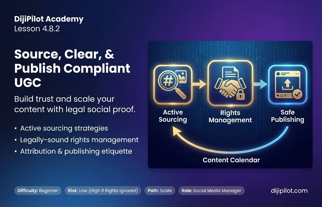 4.8.2 - How to Source, Get Rights to, and Publish UGC (Difficulty: Beginner | Path: Scale)