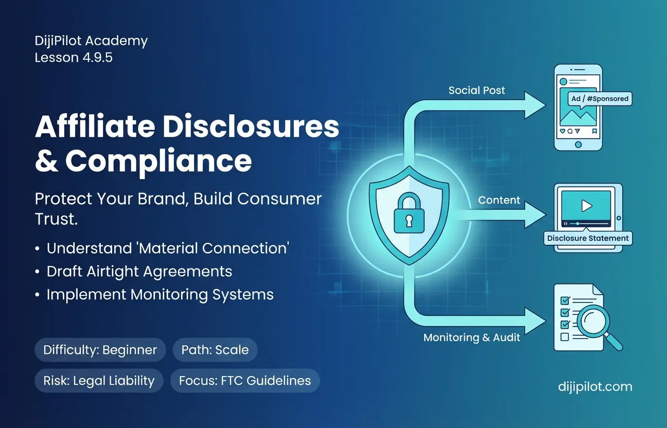 4.9.5 - Managing Affiliate Disclosures & Compliance (Difficulty: Beginner | Path: Scale)