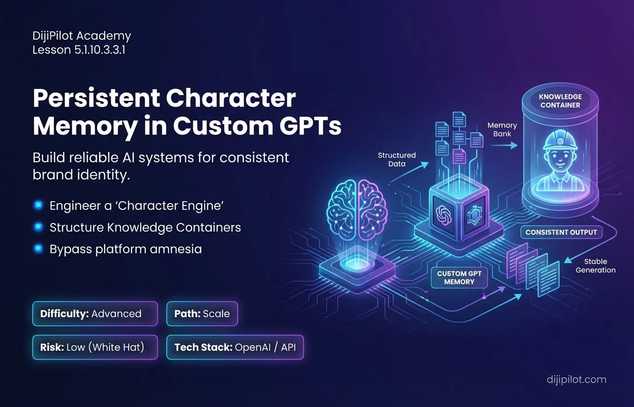 5.1.10.3.3.1 - Using Custom GPTs to Store Character Descriptions in Memory (Difficulty: Advanced | Path: Scale)